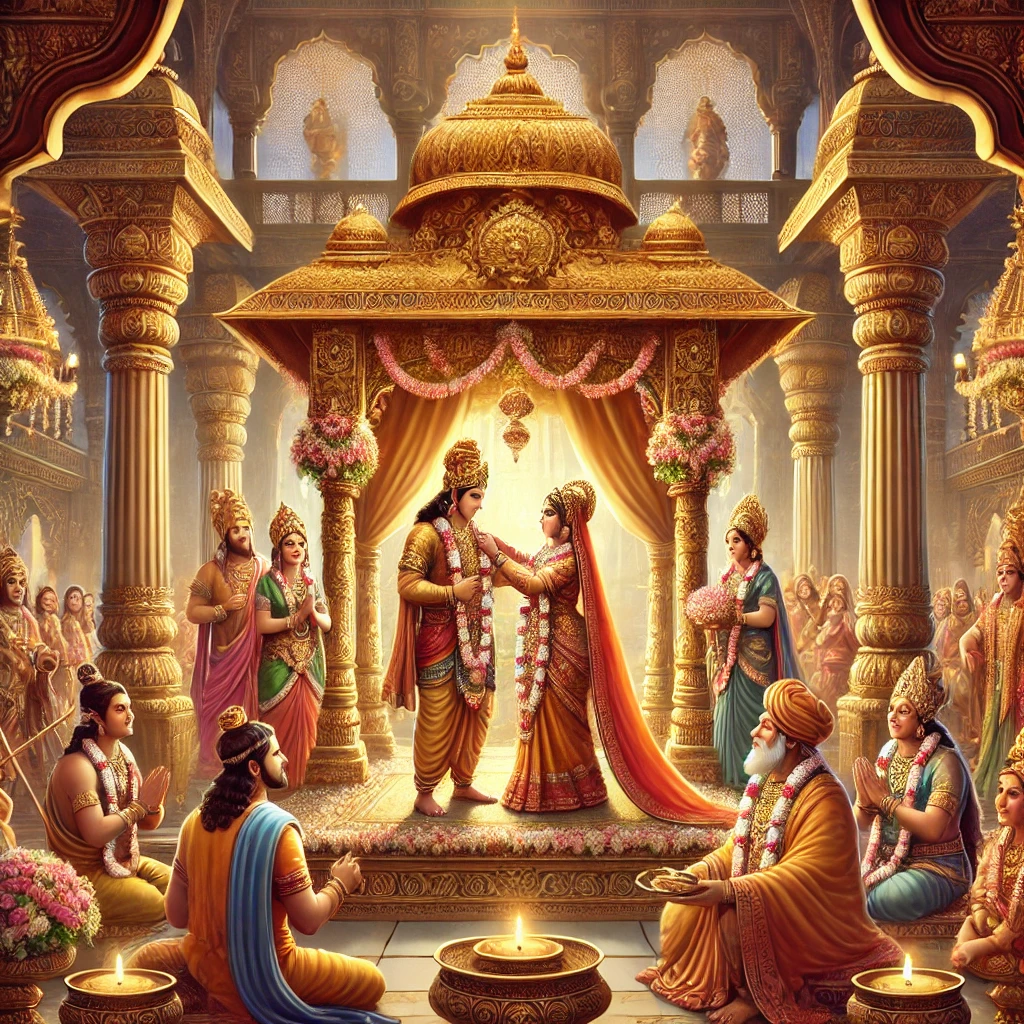 Mata Sita and Pita Shri Ram Vivah Image